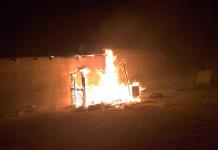 Confirman incendio intencional en colonia Santos Degollado