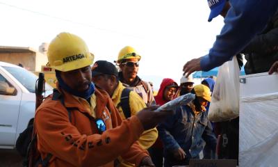 Urge agua embotellada a brigadistas