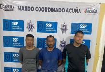 Detenidos tres hombres por robo a institución pública en Ciudad Acuña