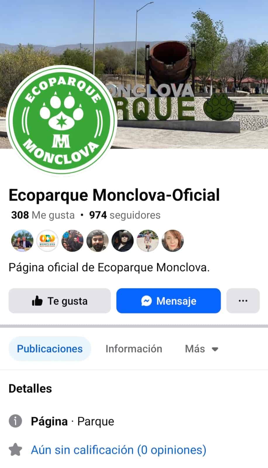 Ecoparque Monclova lanza nueva página oficial tras conflicto por administración anterior.