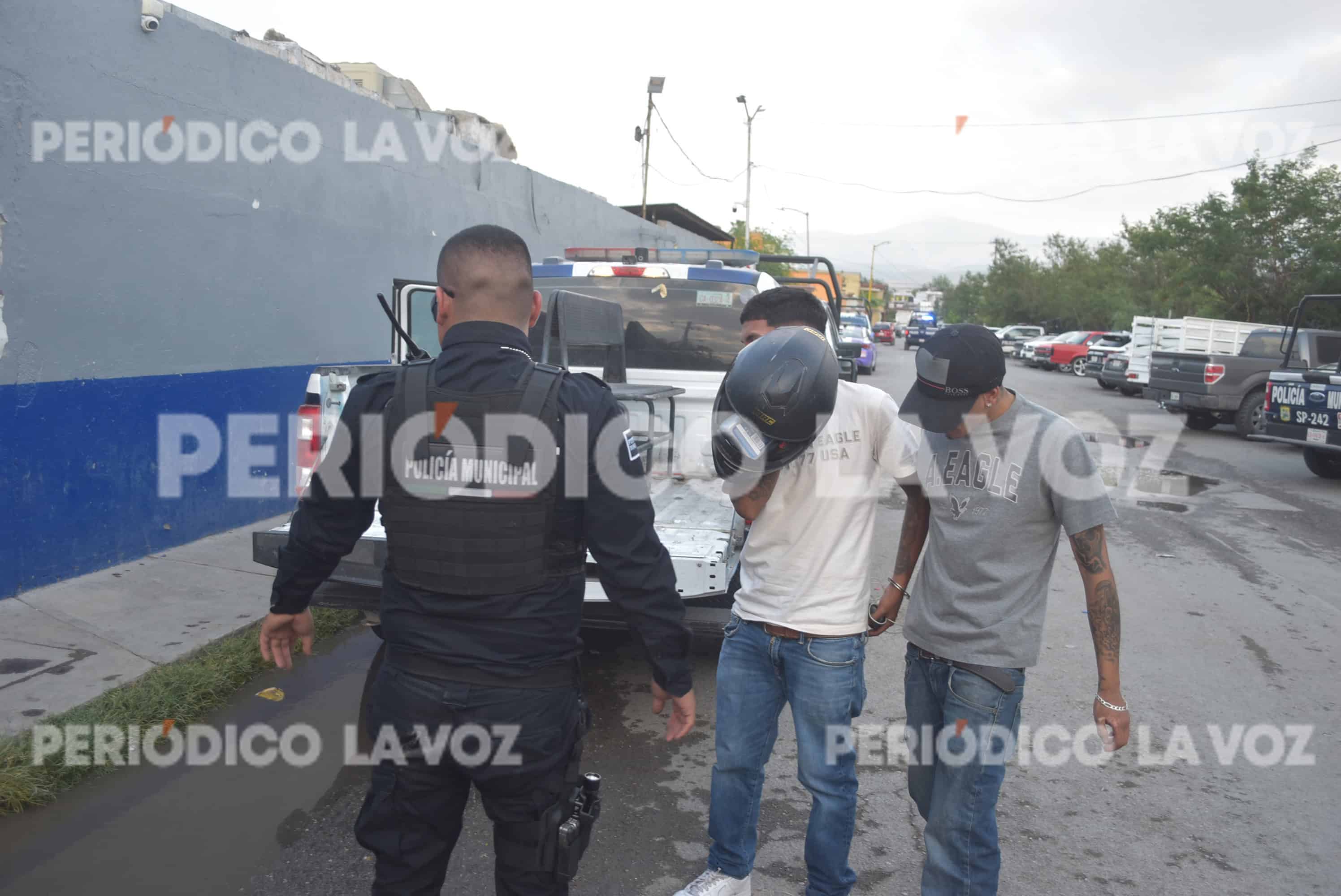 Los jovencitos fueron trasladados a la Comandancia Municipal.