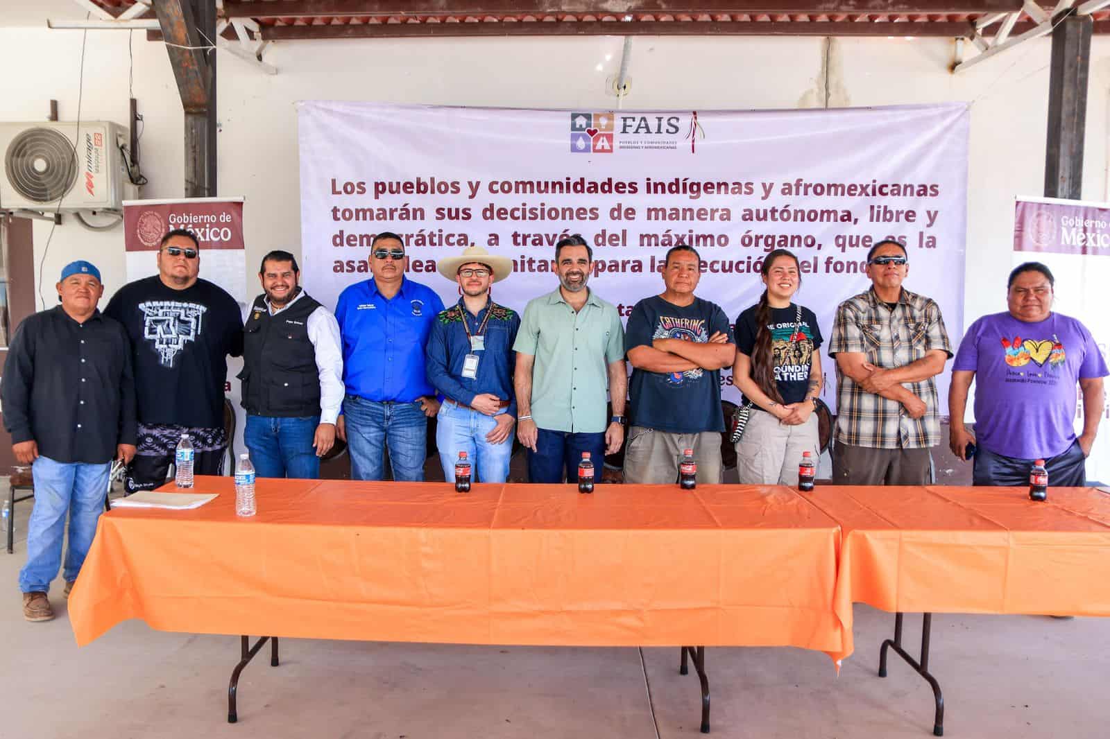 Integran comité del programa FAIS en la reserva de la Tribu Kikapú