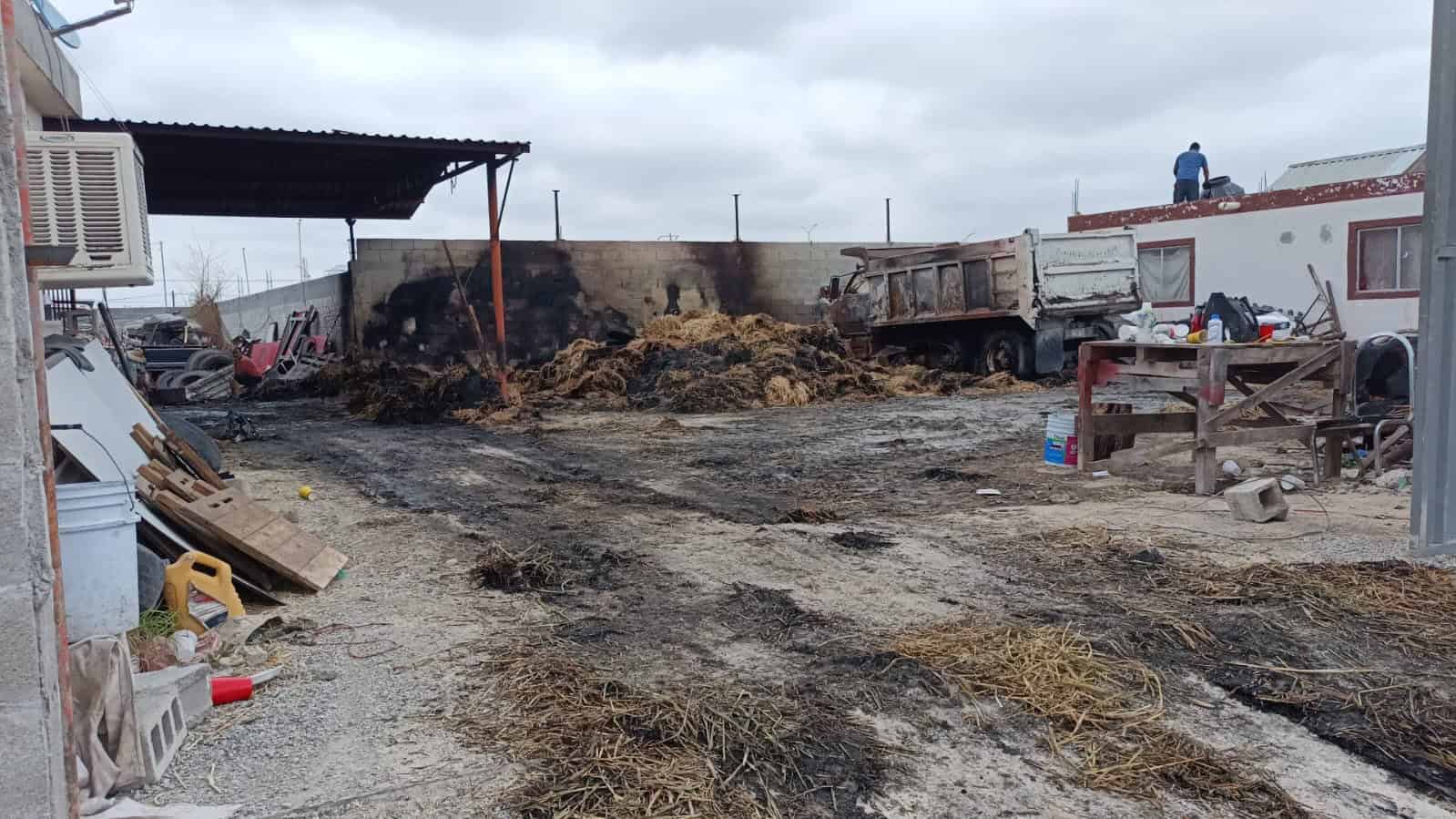Dejó incendio gran pérdida