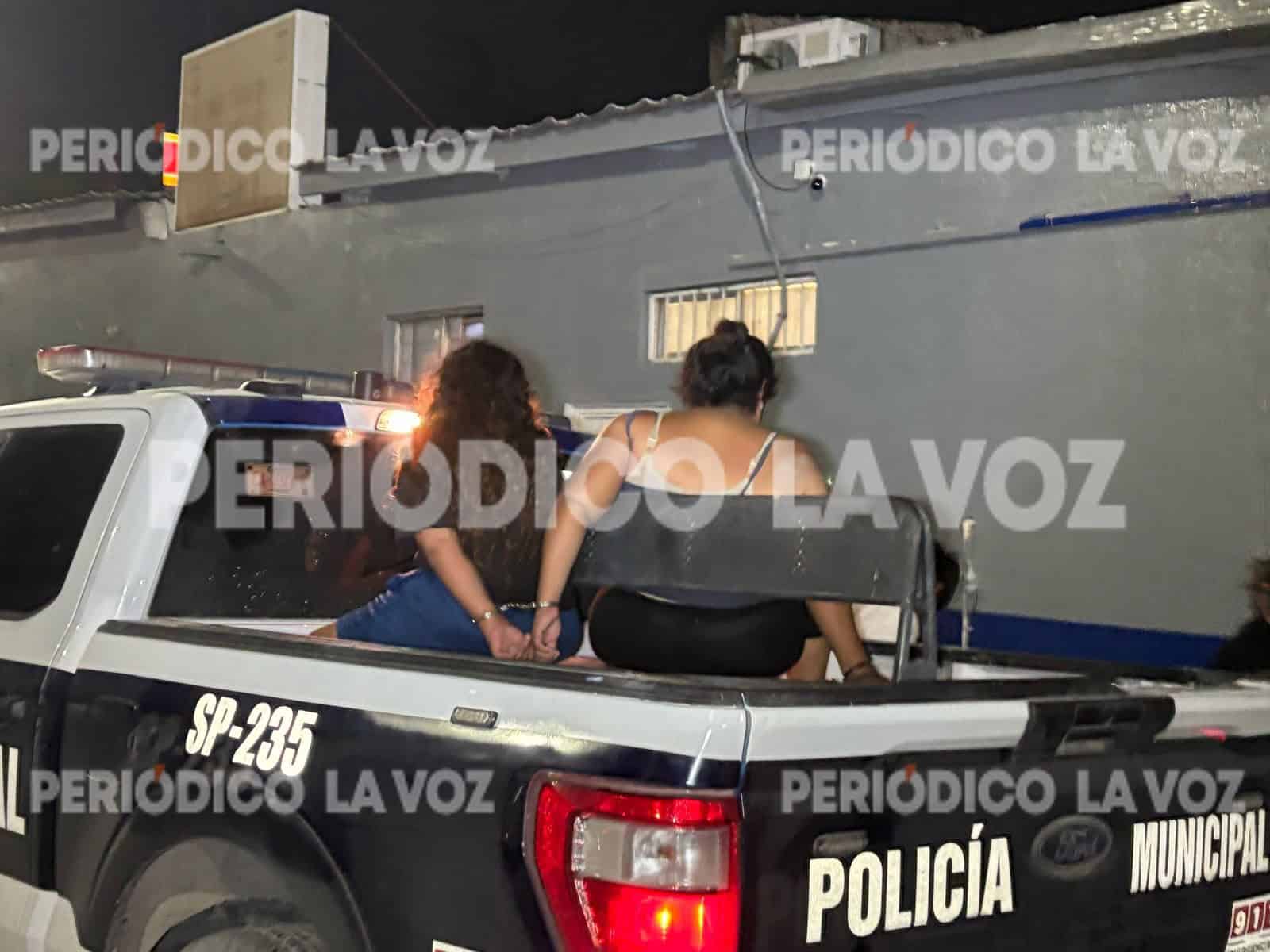 Martha Cecilia y Juanita fueron aseguradas por las fuerzas de Seguridad Pública.