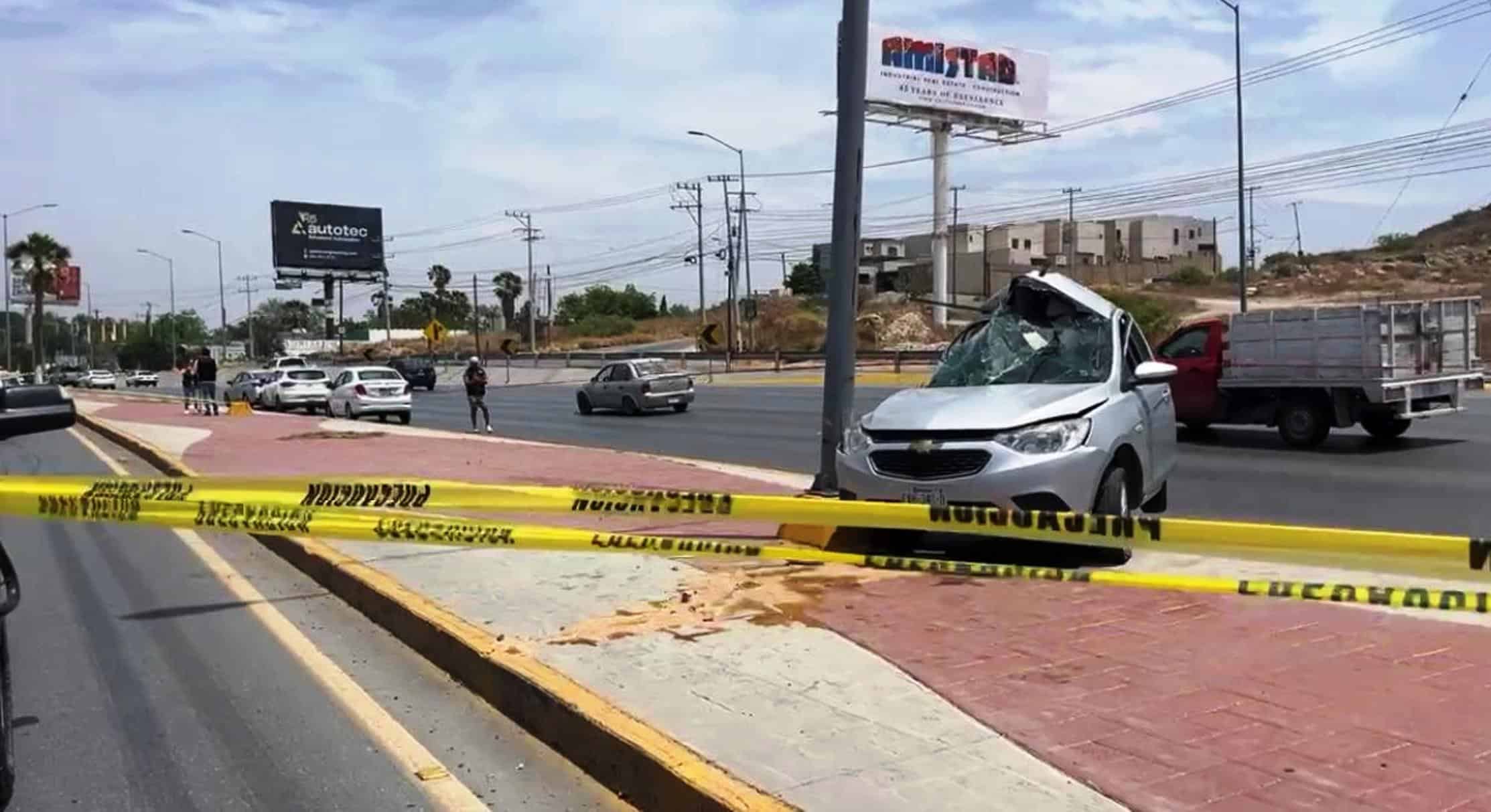 Pierde la vida jovencita en choque en RA