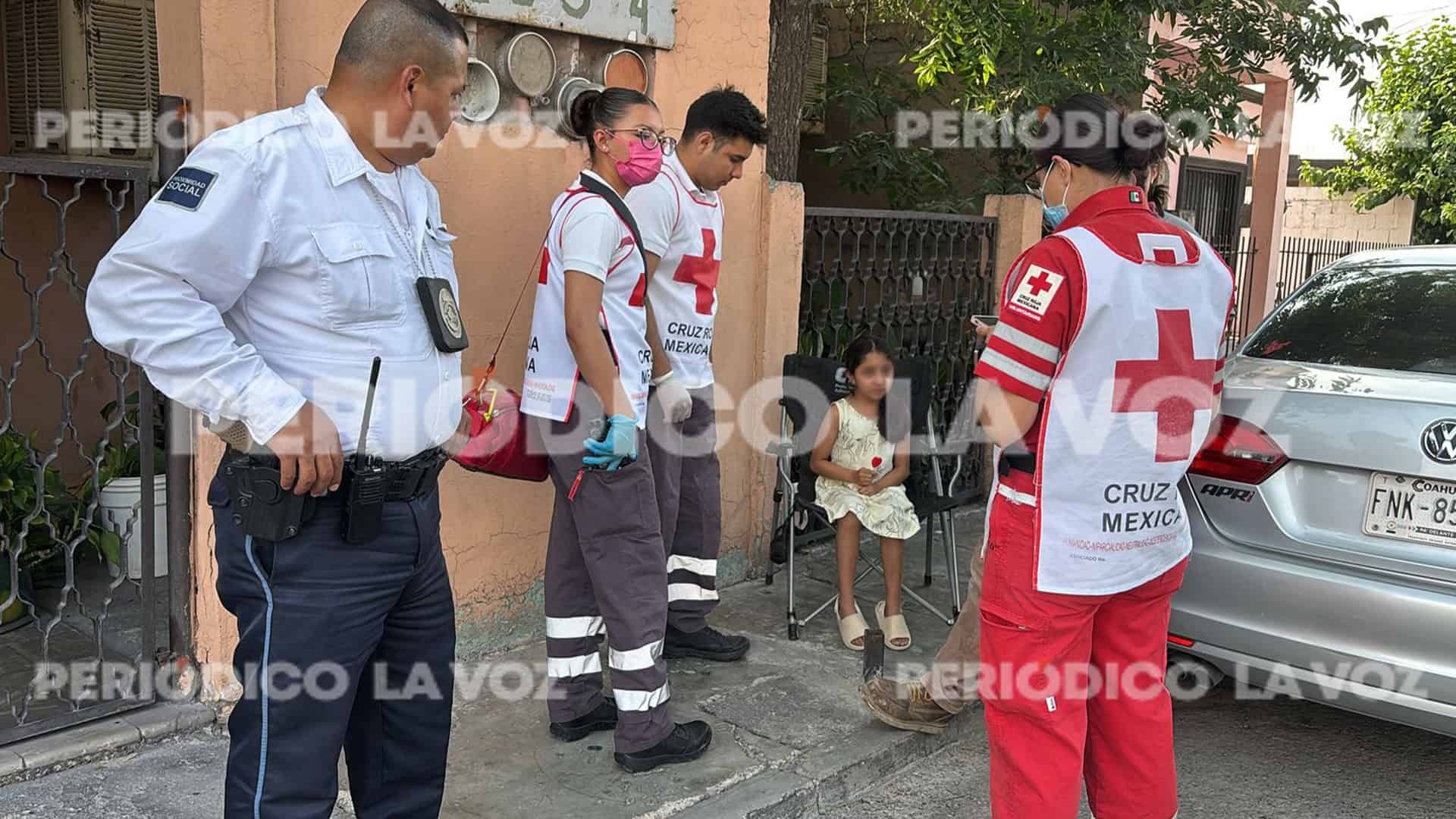 El accidente ocurrió en la colonia Asturias la tarde de ayer.
