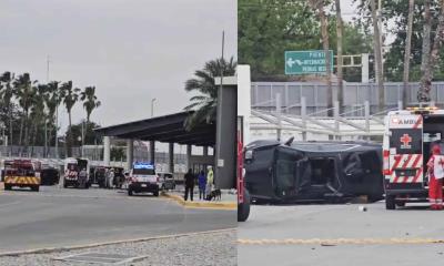 Texano de 18 años provoca carambola en el Puente Internacional II