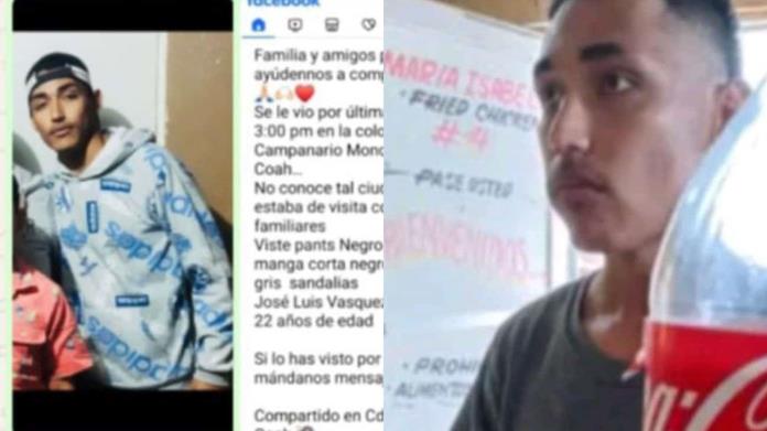 Joven de Acuña desaparece en Monclova; su madre viaja para buscarlo