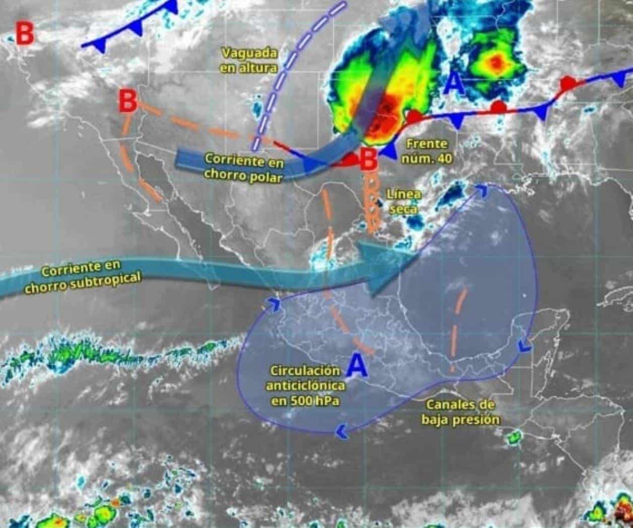 Se esperan fuertes vientos, posible formación de torbellinos y altas temperaturas
