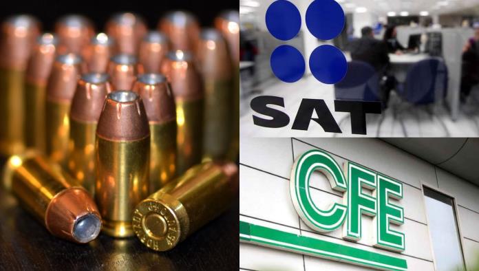 Agentes de la CFE, SAT y PEMEX podrán portar armas