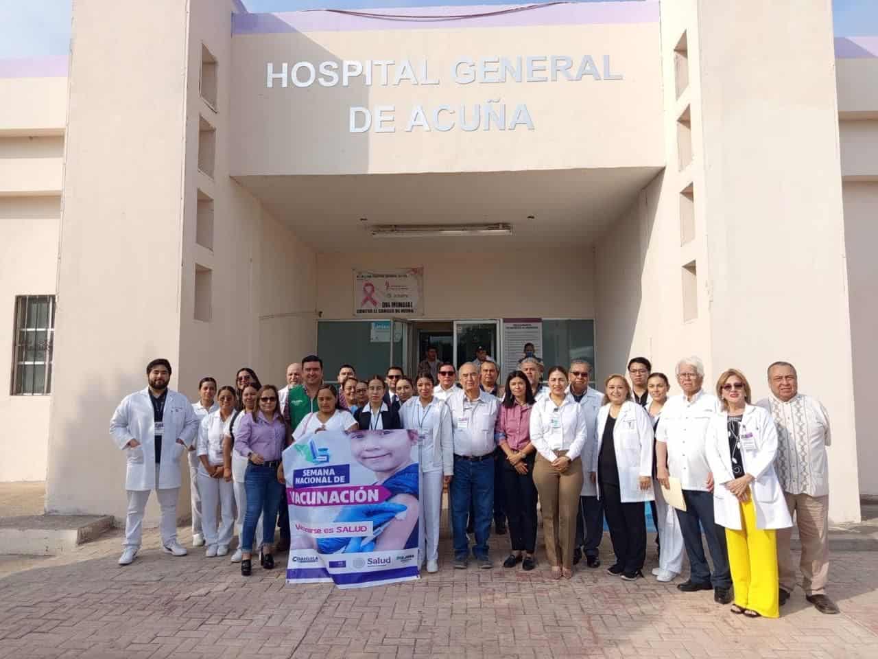 Refuerzan esquemas de vacunación en Ciudad Acuña