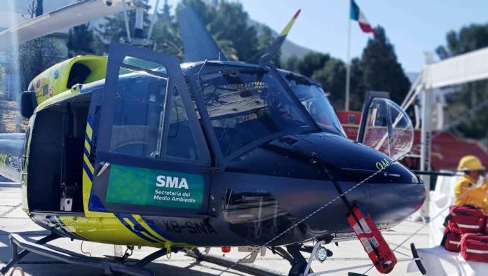 Investigan aterrizaje forzoso de helicóptero