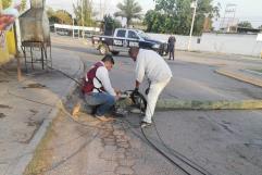 Fuertes vientos causan daños en Melchor Múzquiz