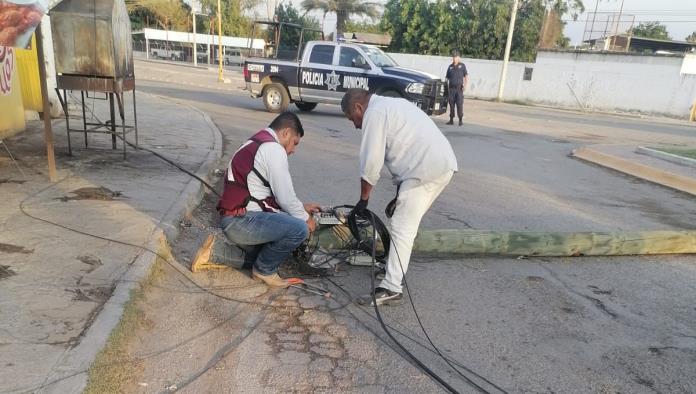 Fuertes vientos causan daños en Melchor Múzquiz
