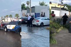 Policías municipales, estatales y del PAR se movilizan para auxiliar a ciudadanos