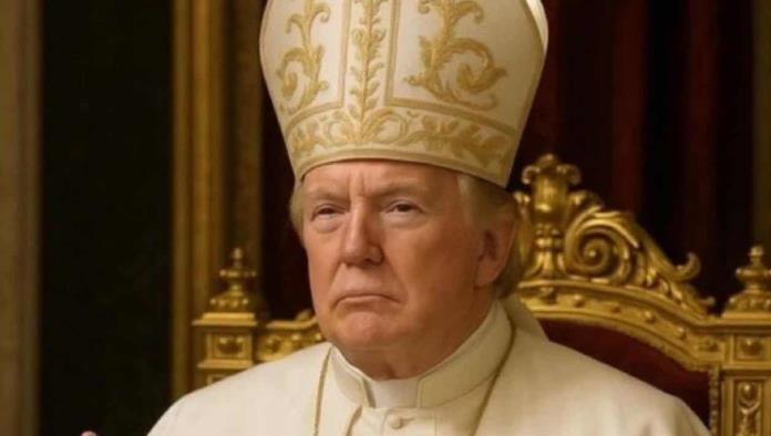 Trump comparte imagen de AI vestido como el Papa