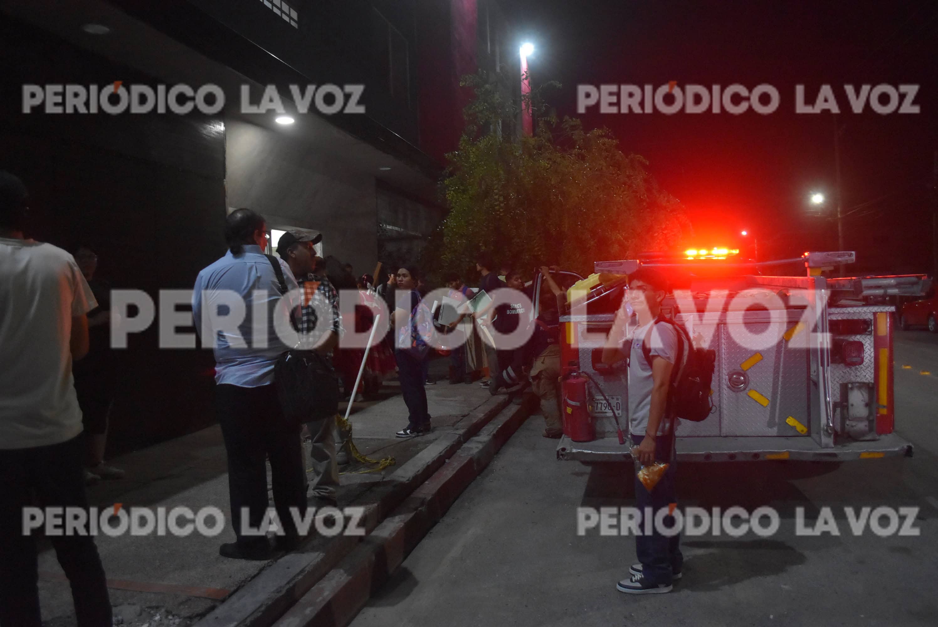 El desalojo de los estudiantes se dio de forma ordenada.