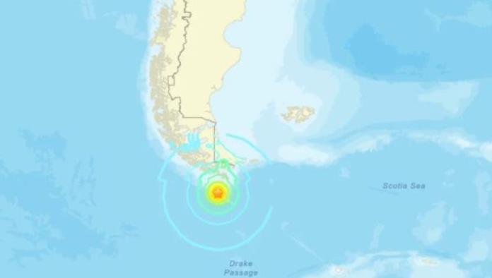 Terremoto de magnitud 7.5 sacude el sur de Chile y activa alerta de tsunami en Magallanes