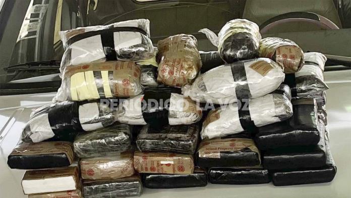 Aseguran un cargamento de drogas en Puente Internacional I, valuadas en 1.7 MDD
