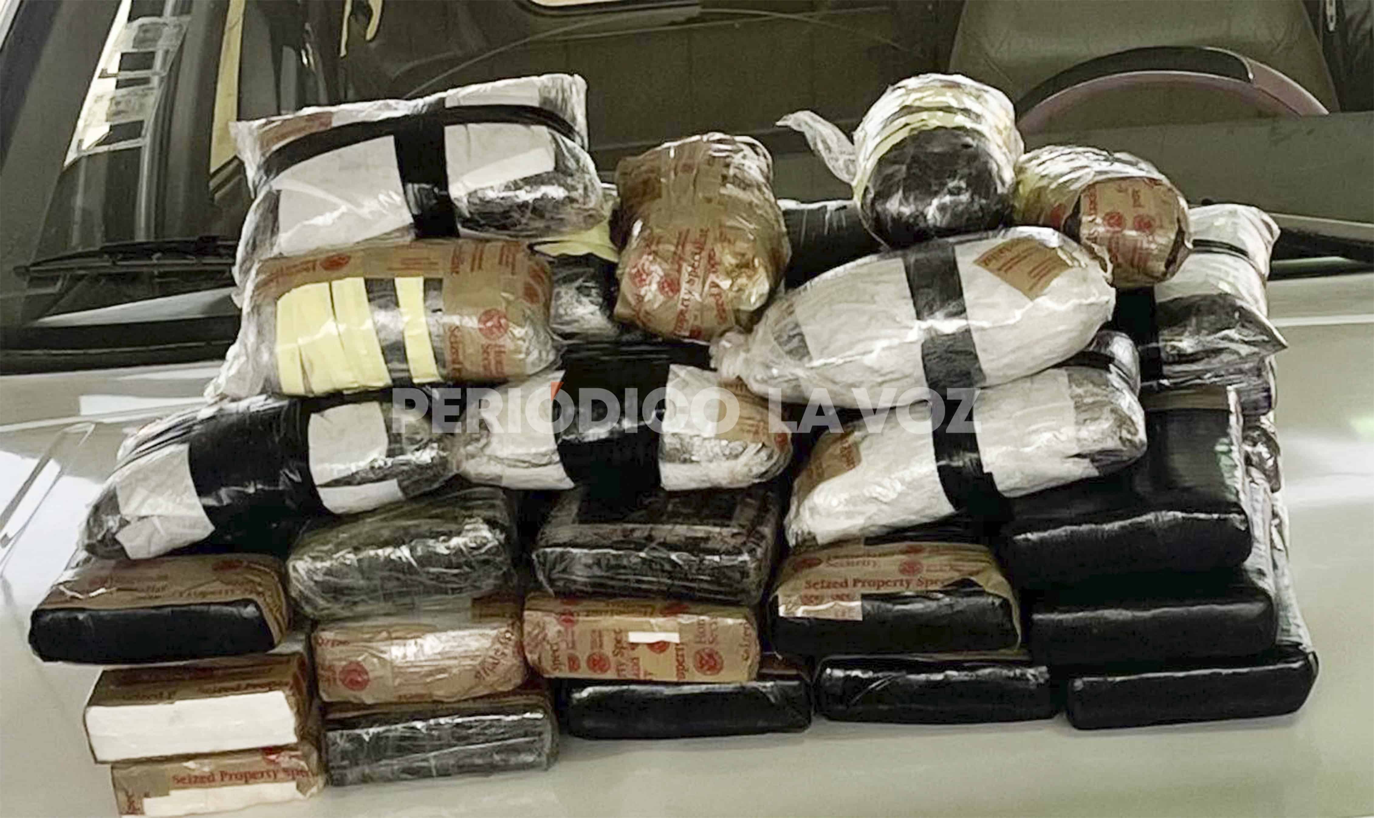 Aseguran un cargamento de drogas en Puente Internacional I, valuadas en 1.7 MDD