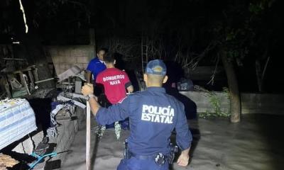Responden autoridades estatales a emergencia tras tormenta en Nava