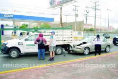 Despistado provoca carambola en el Pape