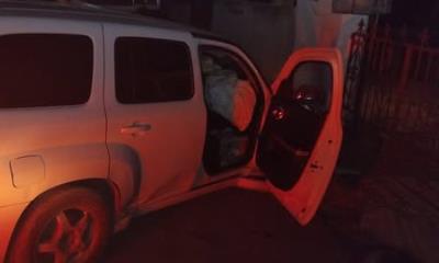 Mujer lesionada tras choque en Morelos