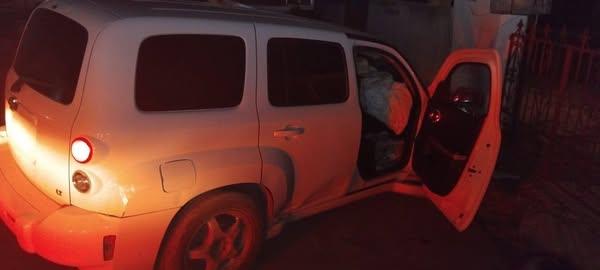 Mujer lesionada tras choque en Morelos