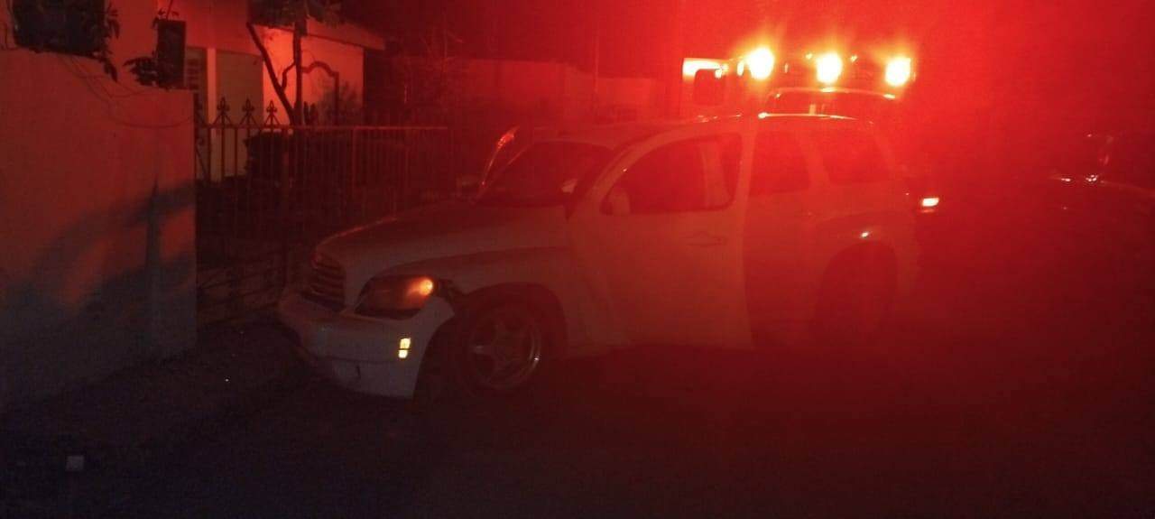 Mujer lesionada tras choque en Morelos