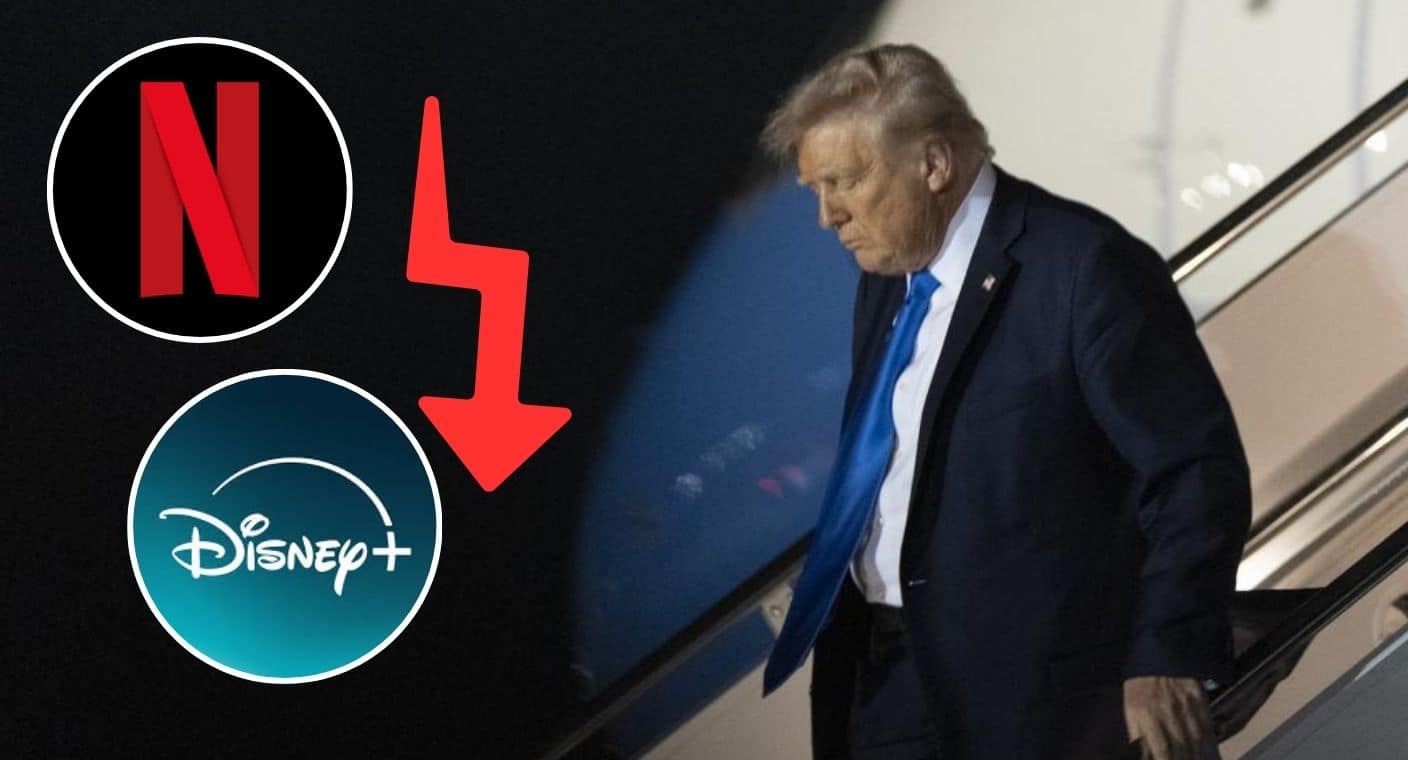 Caen acciones de Netflix y Disney tras anuncio de aranceles de Trump