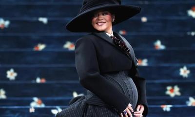 Rihanna anuncia su tercer embarazo en la Met Gala 2025