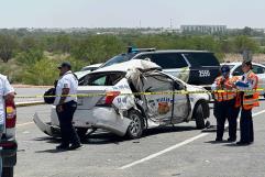 Aparatoso accidente deja 4 lesionados en Piedras Negras