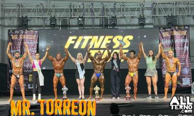 Emilio García figuró en podio de Mr. Torreón
