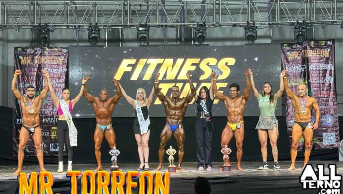 Emilio García figuró en podio de Mr. Torreón
