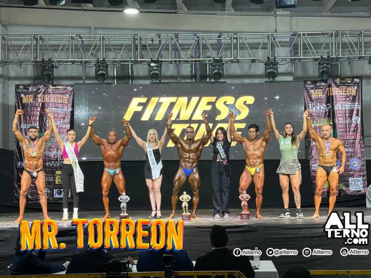 Emilio García figuró en podio de Mr. Torreón