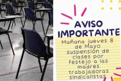 Suspenden clases este jueves en Monclova por festejo a madres sindicalistas