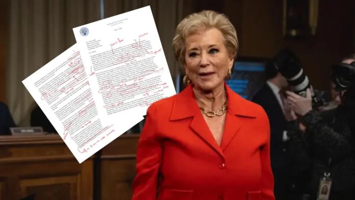 Secretaria de Educación de EE. UU. envía carta a Harvard con errores gramaticales.