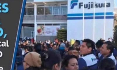 Alistan paro de labores empleados de Fujikura