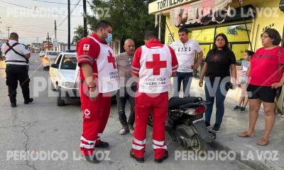 Derriba a motociclista