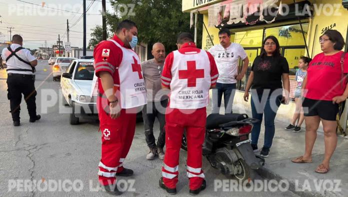 Derriba a motociclista