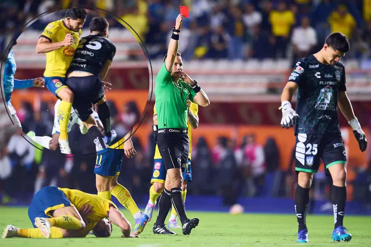 Polémica arbitral en el Pachuca vs América: ¿Expulsión a Carlos Moreno?