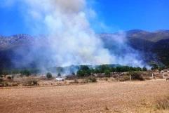 Reportan otro incendio forestal