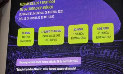 Reinauguran el Estadio Azteca el 28 de marzo de 2026 