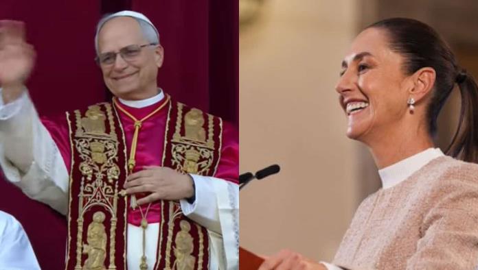 Sheinbaum invita al Papa XIV a México; Descarta ir su primera misa