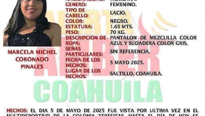 Localizan sana y salva a Marcela