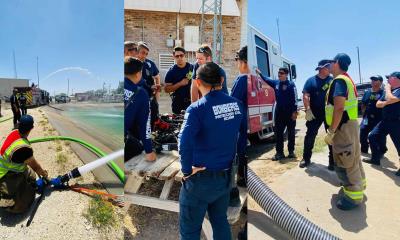 Bomberos de Acuña reciben entrenamiento binacional en técnicas de rescate