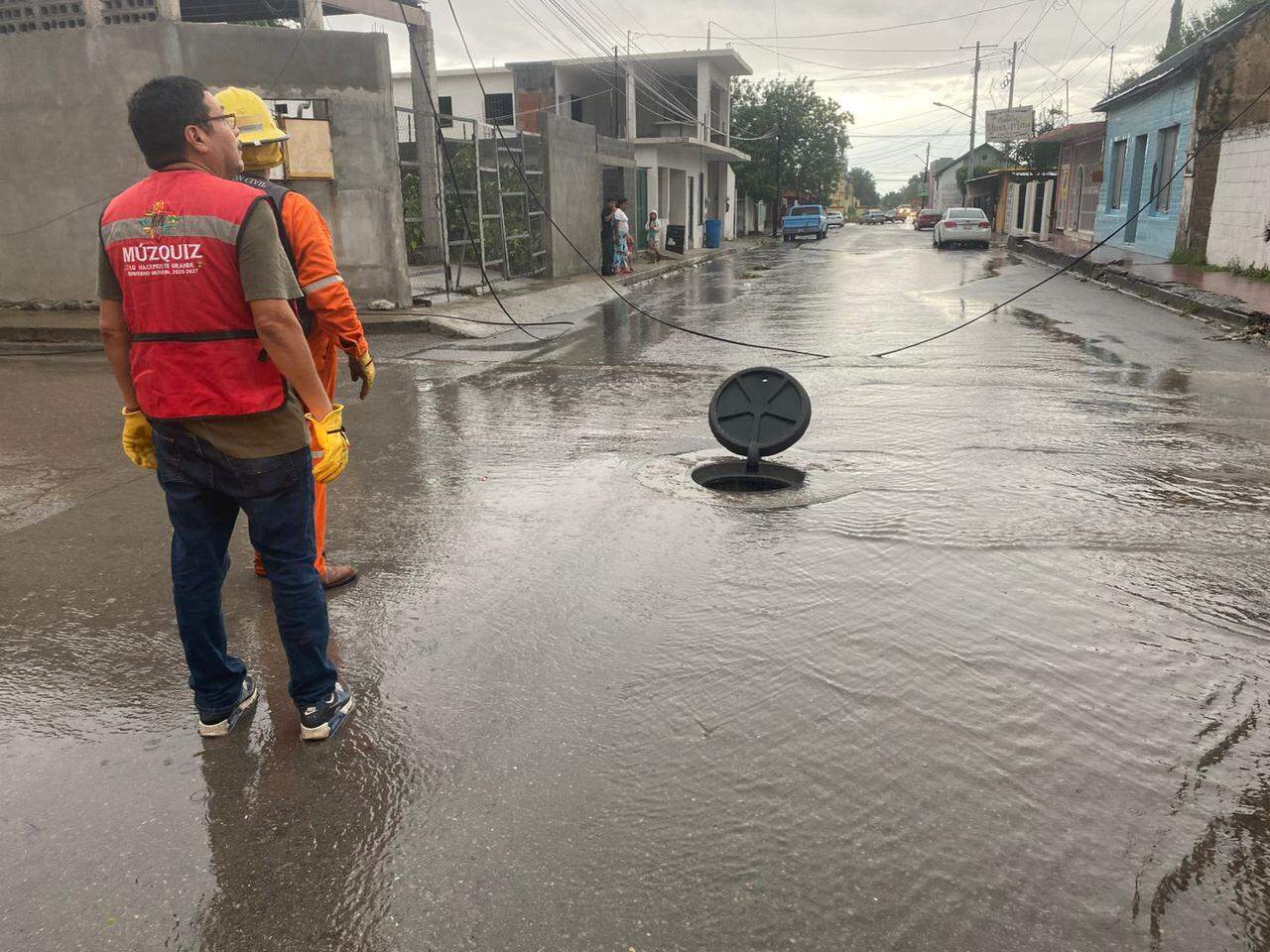 Tormenta causa estragos en Múzquiz