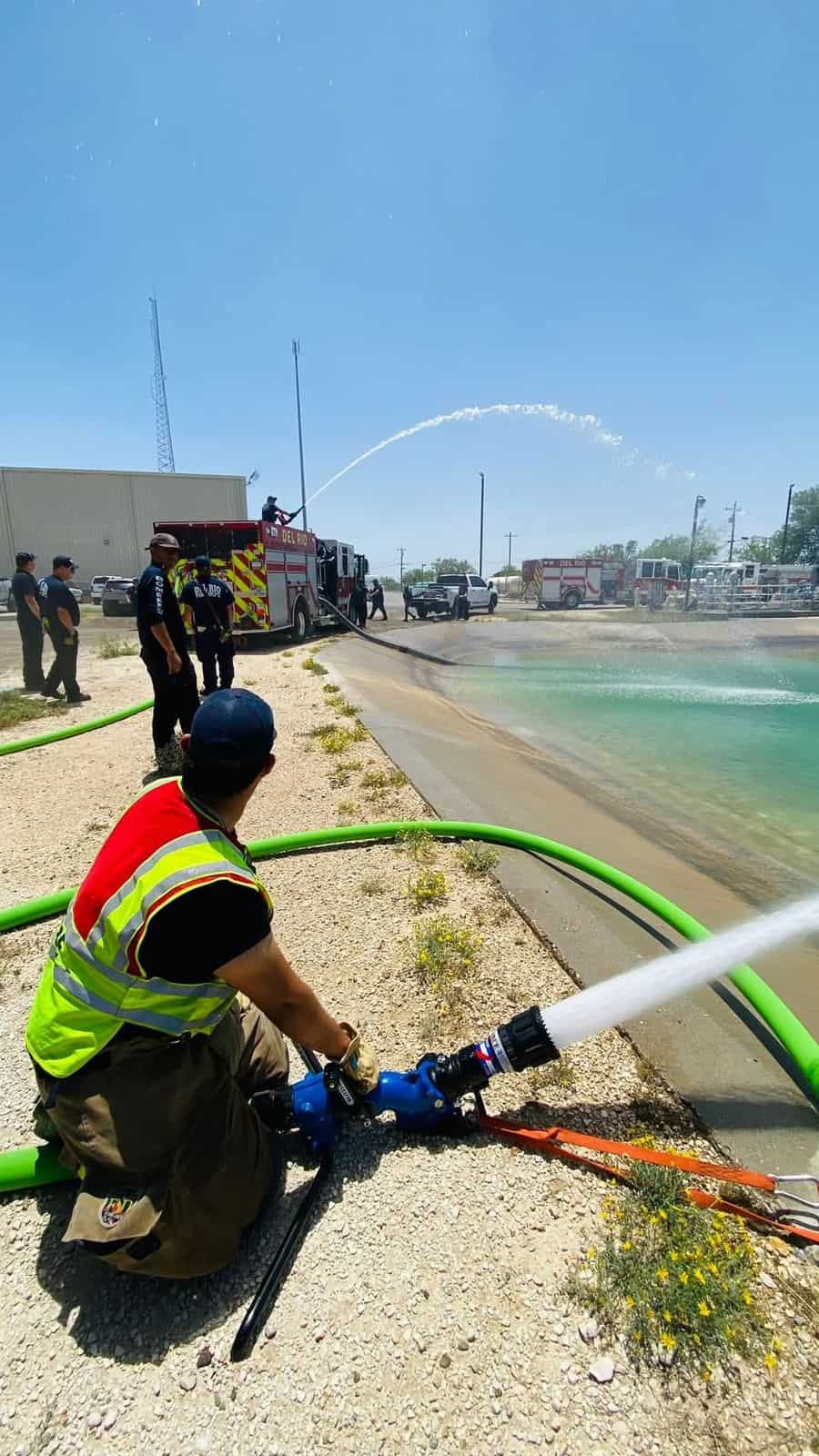 Bomberos de Acuña reciben entrenamiento binacional en técnicas de rescate