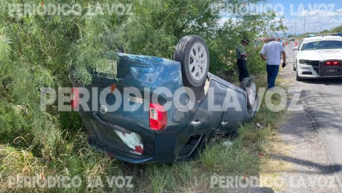 Cinturón le salva la vida