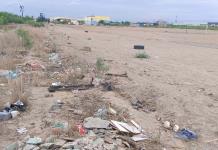 Acumulan basura en canchas de las Arboledas